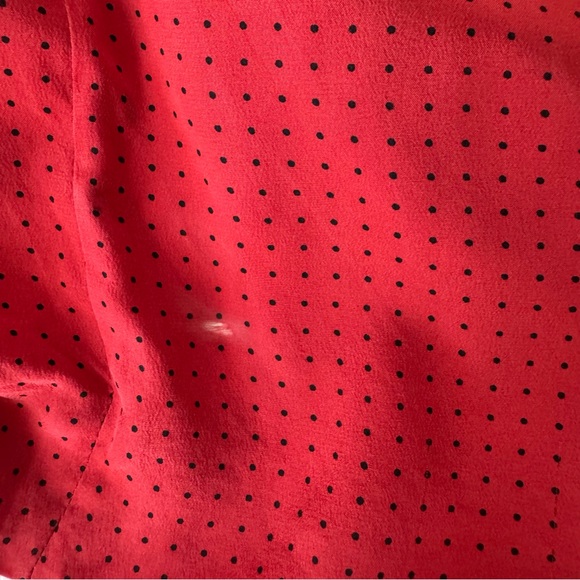 Vintage Red Bonwit Teller Silk Set - Picture 15 of 16